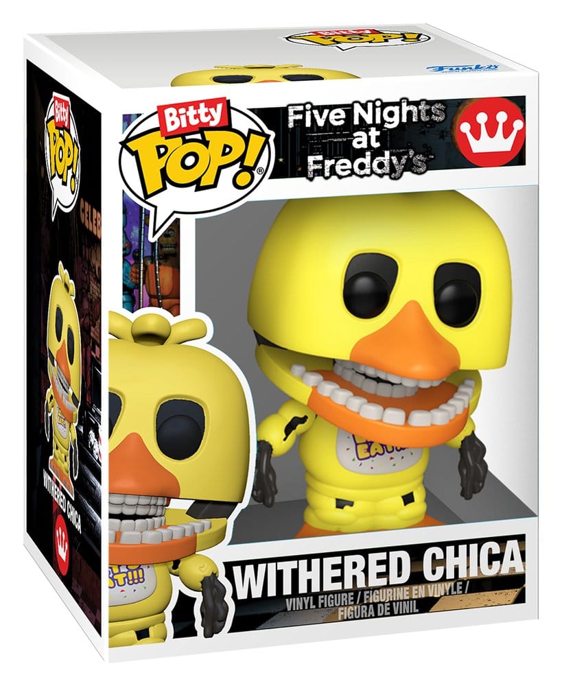 Five Nights at Freddy's Bitty POP! Mini Figure in Vinile 4-Pack Serie 6 – Funko, 2,3 cm
