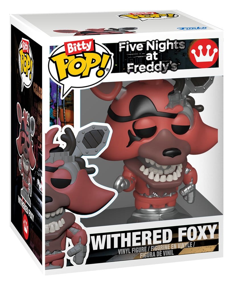 Five Nights at Freddy's Bitty POP! Mini Figure in Vinile 4-Pack Serie 6 – Funko, 2,3 cm