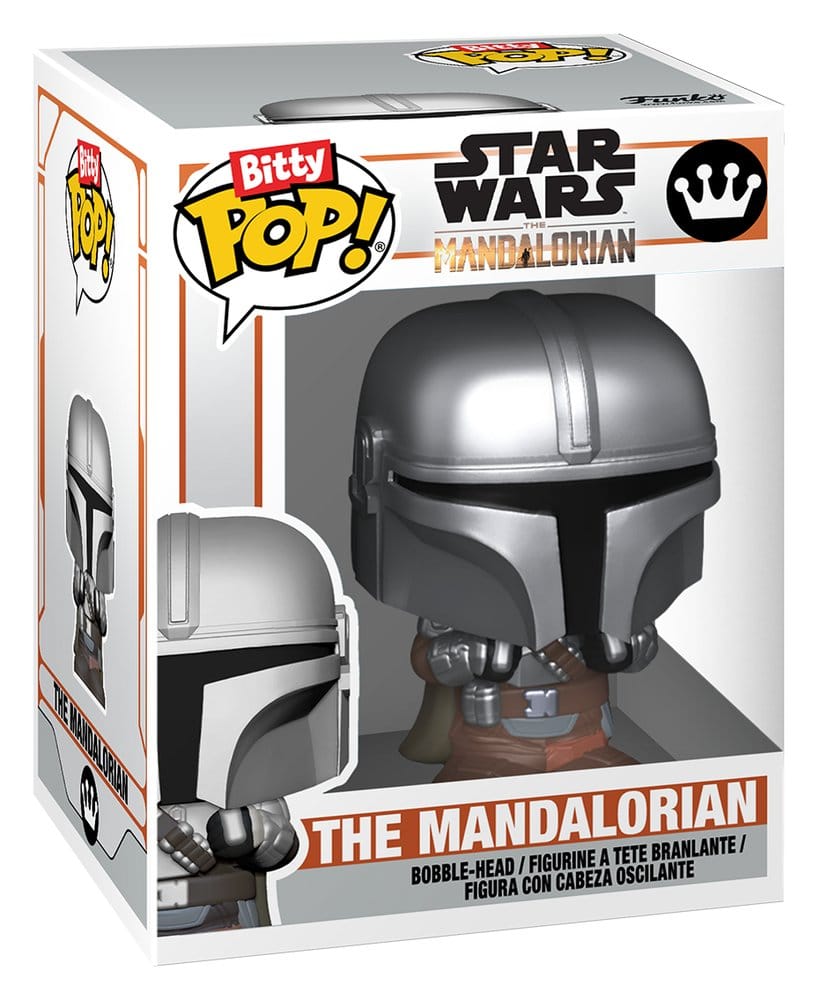 Star Wars Bitty POP! Ride Figura in Vinile N1 con Mando 2,5 cm - Funko