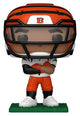 Funko POP! NFL: Ja'Marr Chase dei Cincinnati Bengals con visiera trasparente, figura in vinile 9 cm