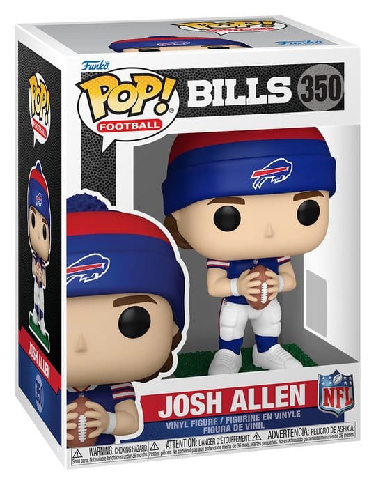 Funko POP! NFL Buffalo Bills Josh Allen con berretto, figura in vinile 9 cm