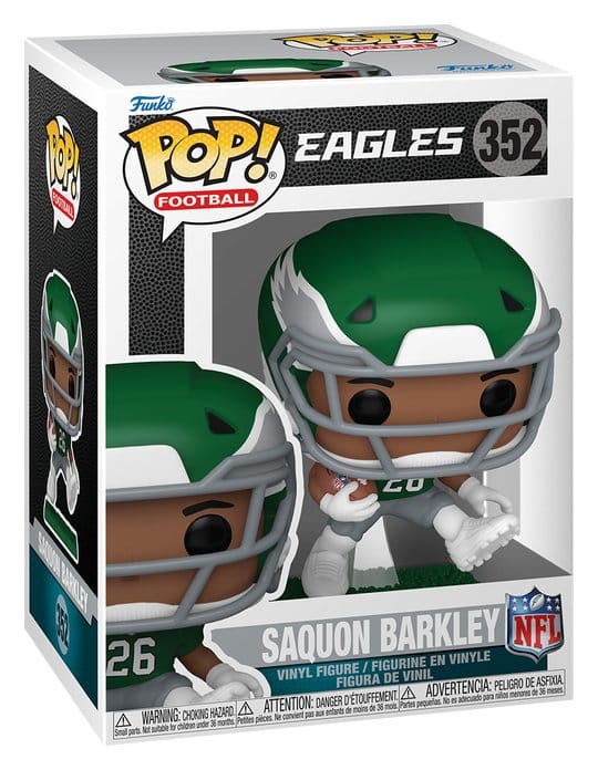 Funko POP! NFL Philadelphia Eagles: Saquon Barkley, figura in vinile 9 cm