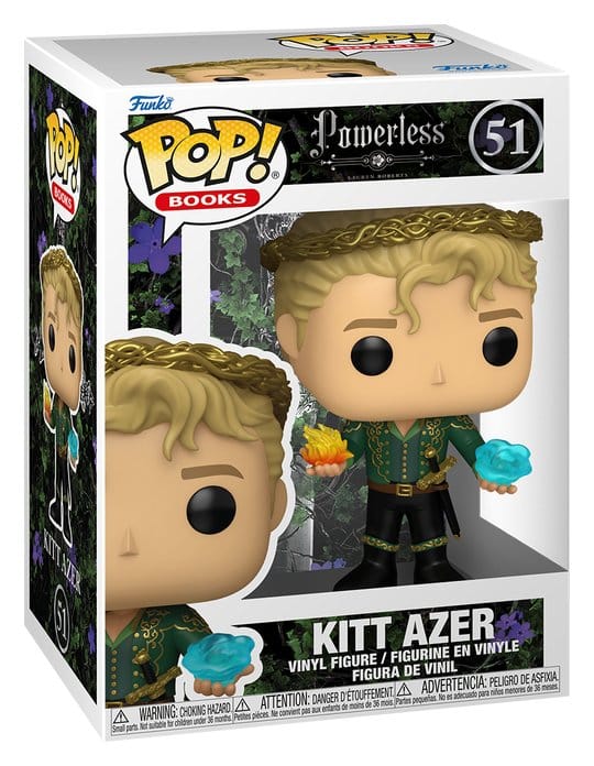 Funko POP! Books Powerless Kitt Azer figura in vinile 9 cm