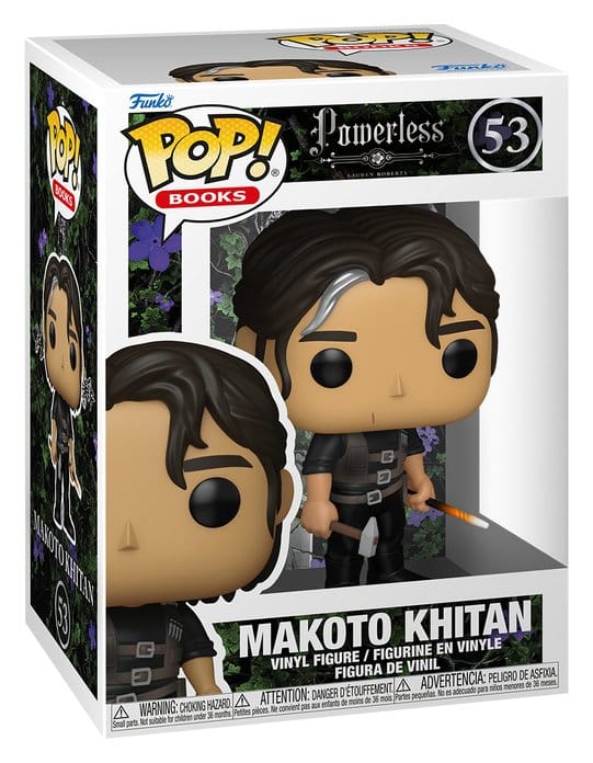Funko POP! Books Powerless Makoto Khitan figura in vinile 9 cm