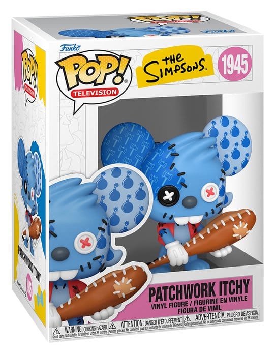 The Simpsons POP! Animation Action Figure Itchy Patchwork 9 cm Funko