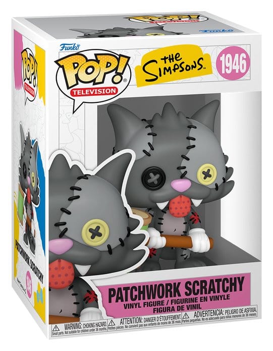 The Simpsons POP! Animation Action Figure Scratchy Patchwork 9 cm Funko