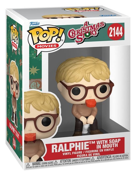 A Christmas Story POP! Movies Action Figure in vinile Ralphie con saponetta 9 cm Funko