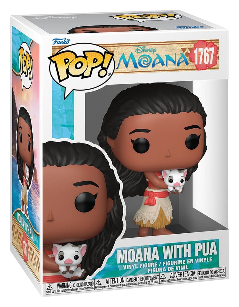 Funko POP! & Buddy Vaiana con Pua - Figura in Vinile 9 cm