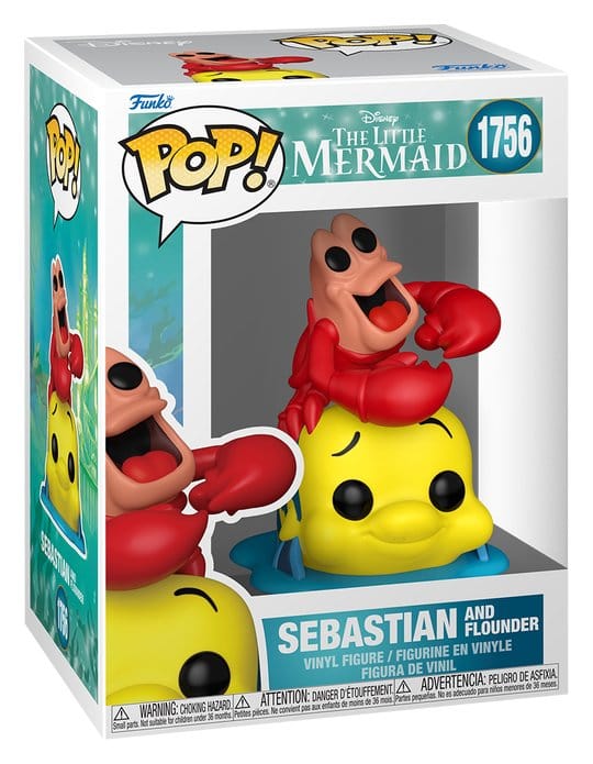 Disney POP! Vinyl Figure: La Sirenetta - Sebastian e Flounder 9 cm