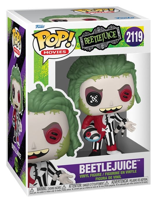 Beetlejuice POP! Movies Action Figure Patchwork: Beetlejuice 9 cm Funko