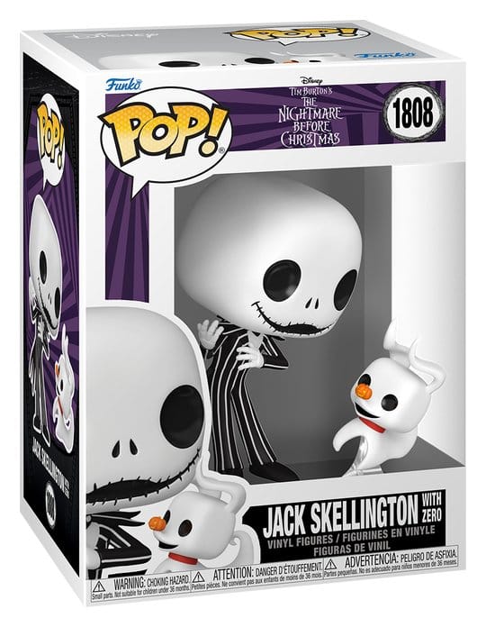 The Nightmare Before Christmas POP! & Buddy Vinyl Figure Jack & Zero 9 cm Funko