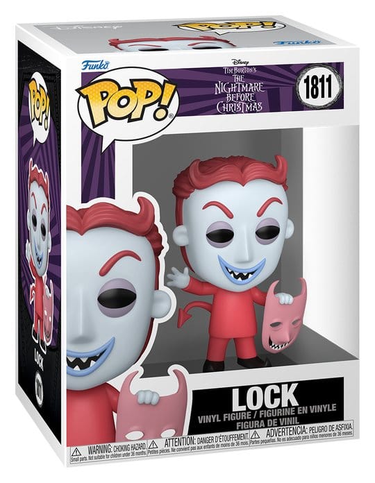 The Nightmare Before Christmas POP! Figure in Vinile Lock 9 cm Funko