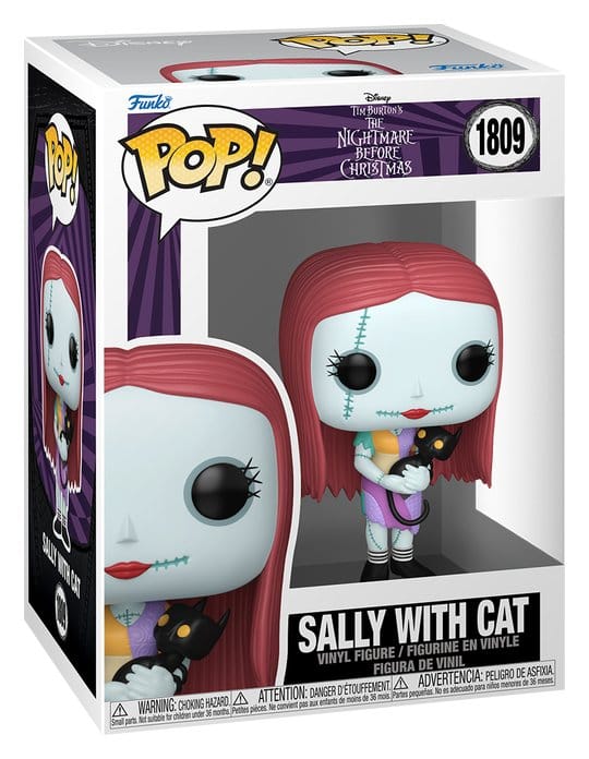 The Nightmare Before Christmas POP! Figure in vinile Sally con Gatto 9 cm Funko