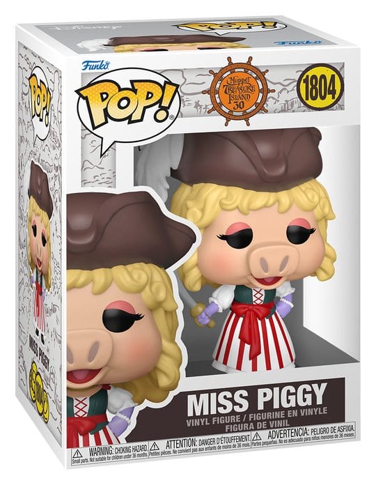 Funko POP! Movies Muppet Treasure Island Miss Piggy Action Figure in vinile 9 cm