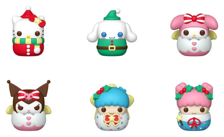 Funko Pocket POP! Sanrio Snowballs Display da 12 Mini Figure in Vinile 4 cm