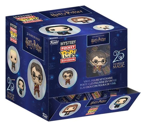 Harry Potter Mystery Pocket POP! Portachiavi in Vinile 10 cm 25th Anniversary Display (12)