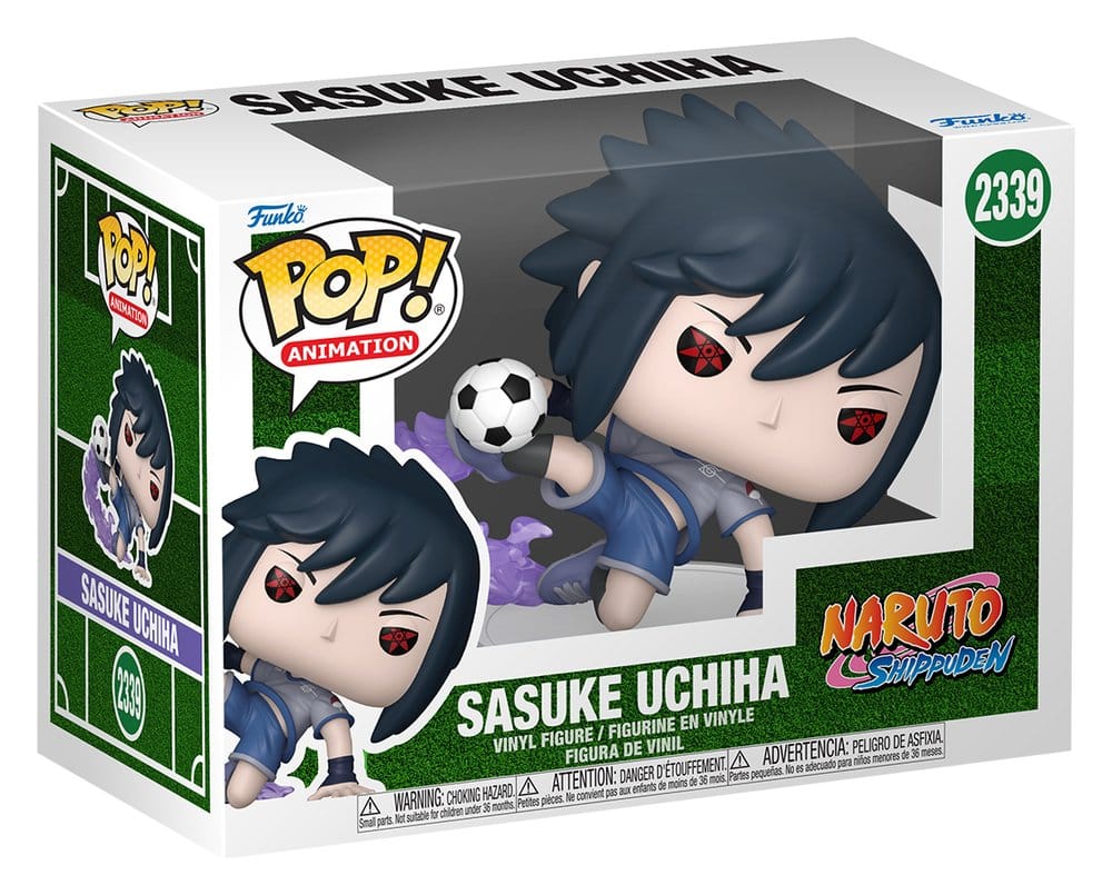 Funko POP! Naruto Soccer - Sasuke Figura in Vinile 9 cm