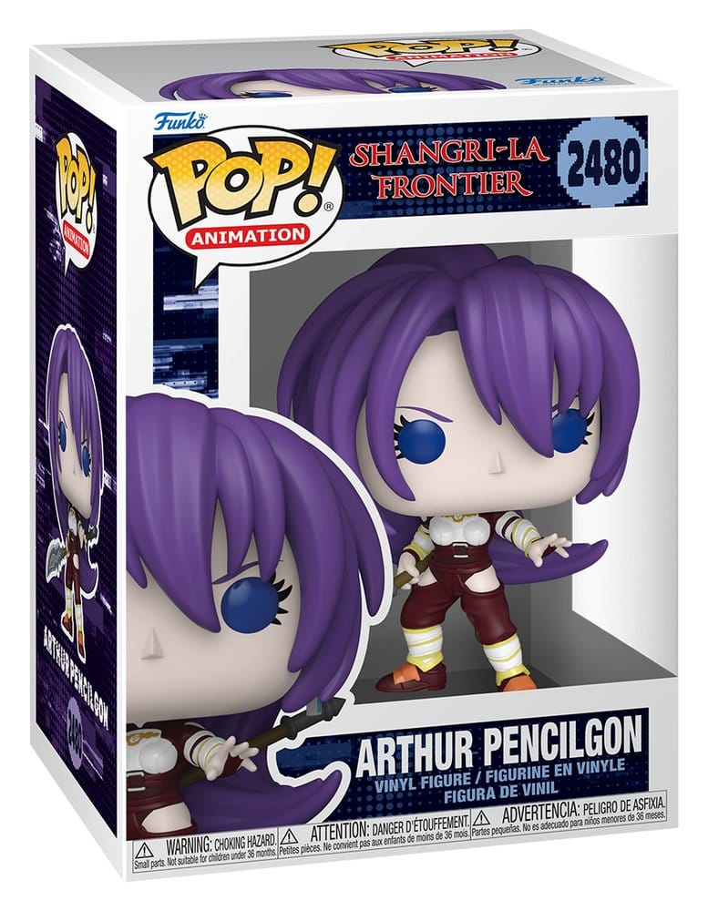 Shangri-La Frontier Action Figure in Vinile POP! Animation Arthur Pencilgon 9 cm Funko