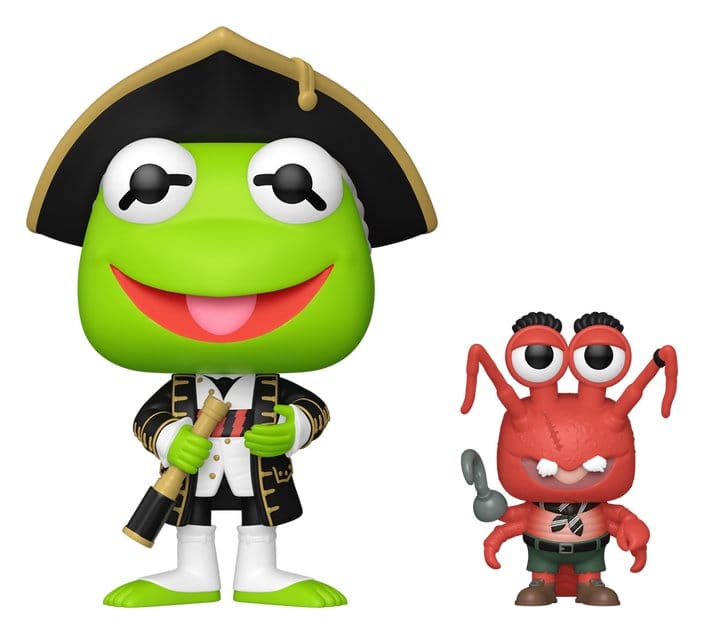 Funko POP! & Buddy I Muppet: L'Isola del Tesoro - Kermit e Polly in Vinile 9 cm
