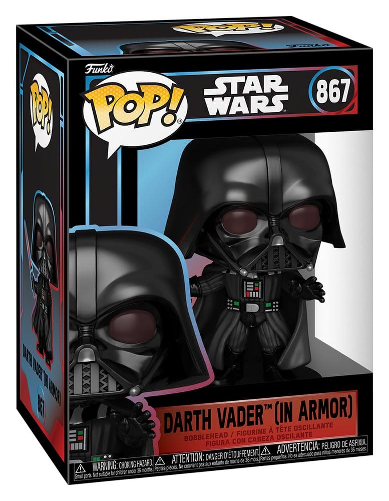 Star Wars POP! Vinyl Bobblehead Darth Vader (In Armatura) 11 cm Funko
