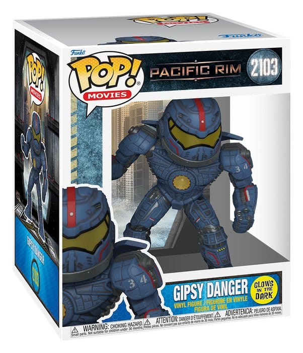 Pacific Rim Gipsy Danger (Glow) Super Sized POP! Figure Funko 15 cm