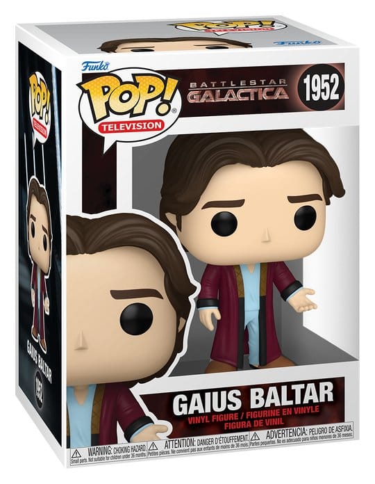 Battlestar Galactica POP! Television Figure in vinile Gaius Baltar 9 cm Funko