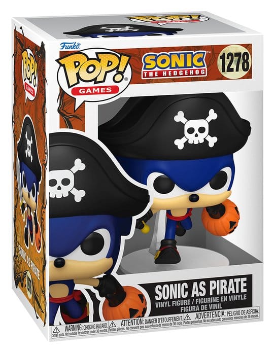 Sonic the Hedgehog POP! Games Action Figure Pirate Sonic 9 cm Funko
