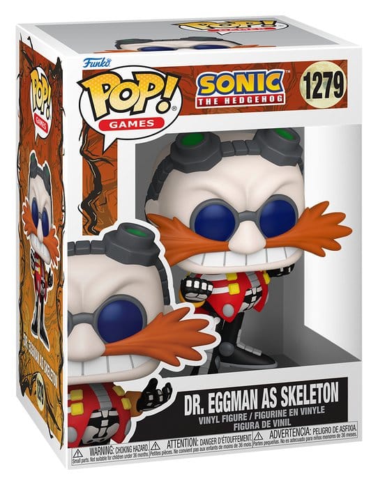 Sonic the Hedgehog POP! Games Action Figure Skeleton Robotnik 9 cm Funko