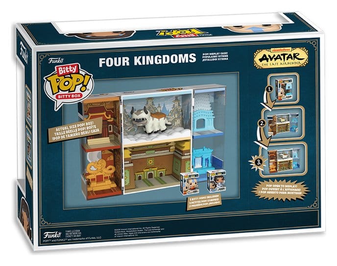 Avatar: The Last Airbender Bitty POP! Bitty Box Display con 2 Figure in Vinile Funko