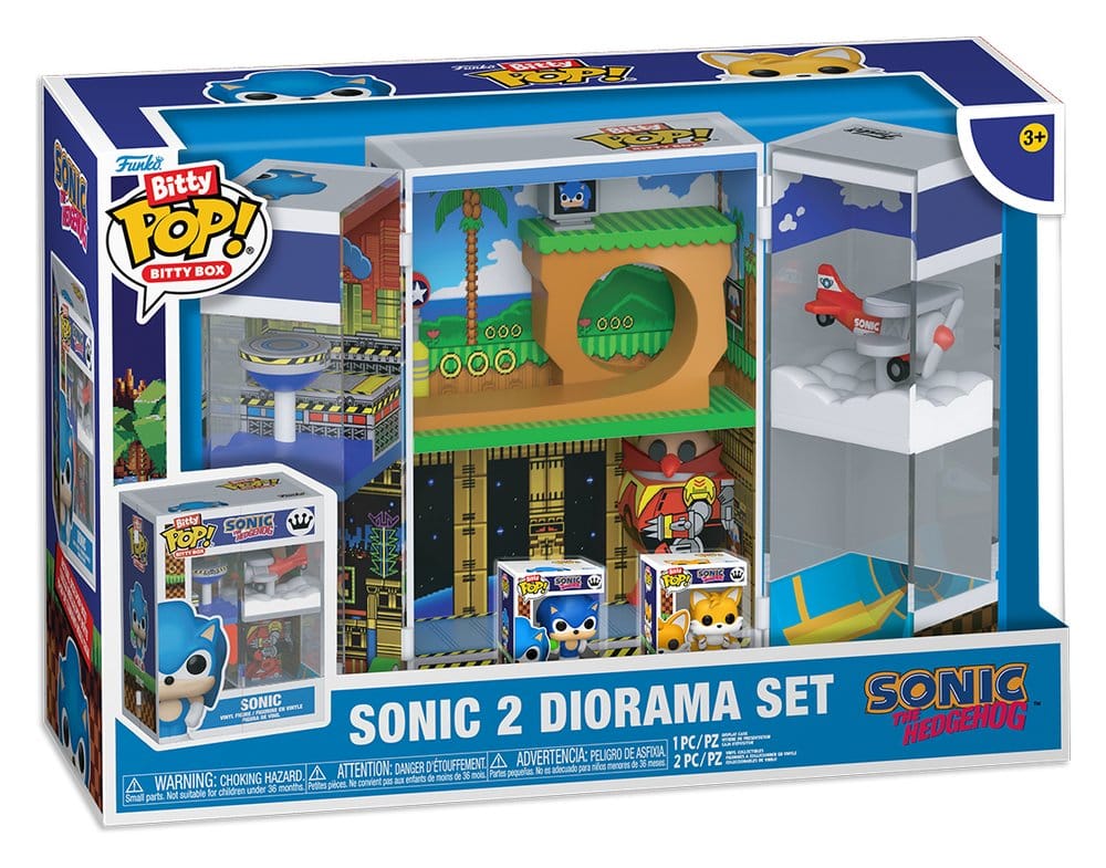Sonic 2 Bitty POP! Box Diorama Set Funko