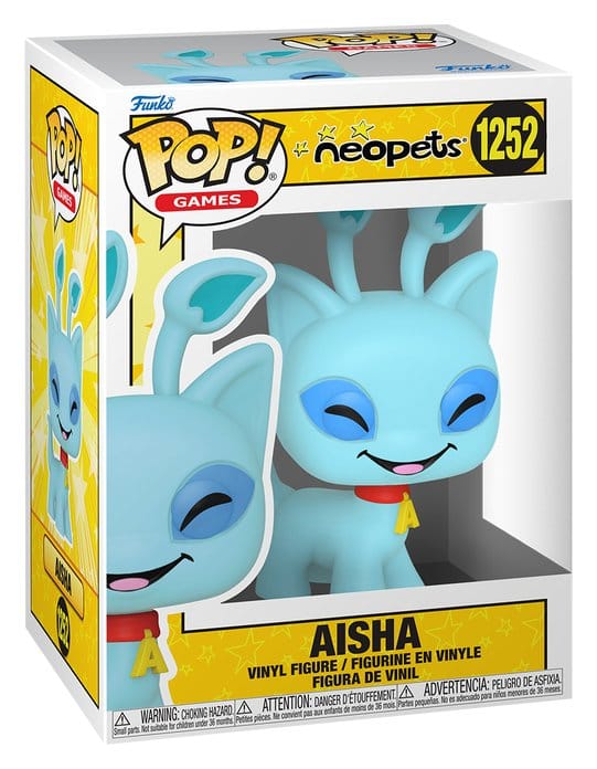 Neopets POP! Games Action Figure in vinile Aisha 9 cm Funko