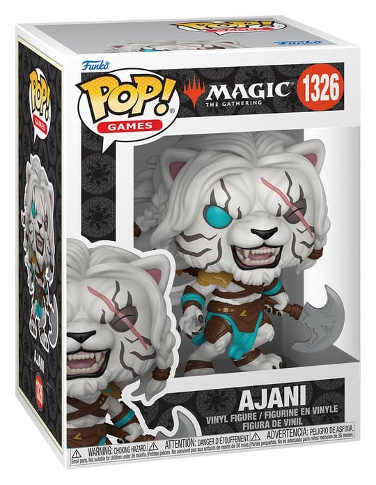 Funko POP! Games Magic the Gathering Strixhaven Ajani Action Figure in vinile 11 cm