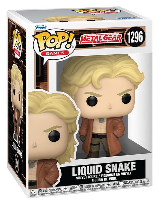 Funko POP! Metal Gear Solid Action Figure Liquid Snake 9 cm