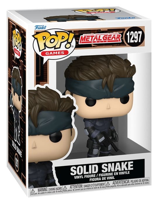 Funko POP! Metal Gear Solid Action Figure Solid Snake 9 cm