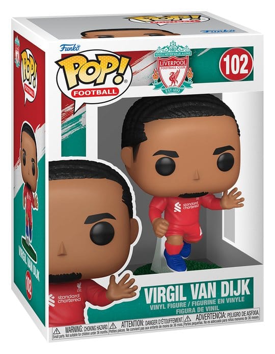 Funko POP! Football Liverpool F.C. Virgil van Dijk Figura in Vinile 9 cm