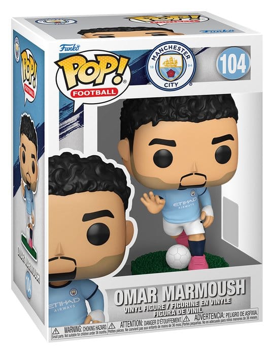 Funko POP! Football Manchester City F.C. - Action Figure in vinile Omar Marmoush 9 cm
