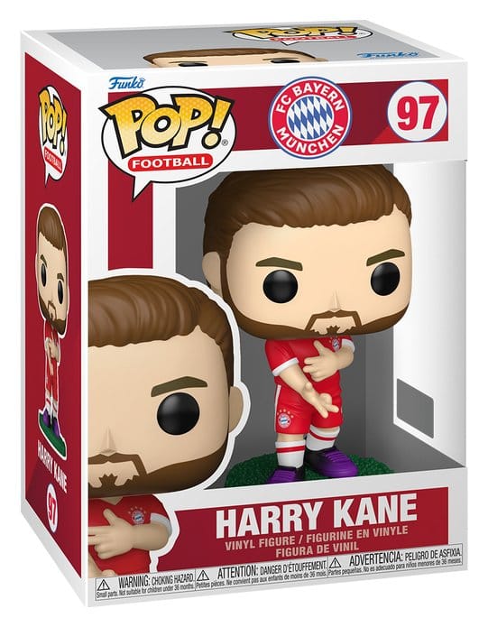 FC Bayern Munich POP! Football Figura in Vinile Harry Kane 9 cm - Funko