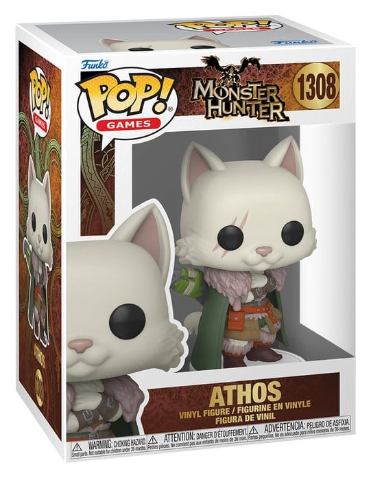 Monster Hunter Wilds POP! Games Action Figure in vinile Athos 9 cm Funko