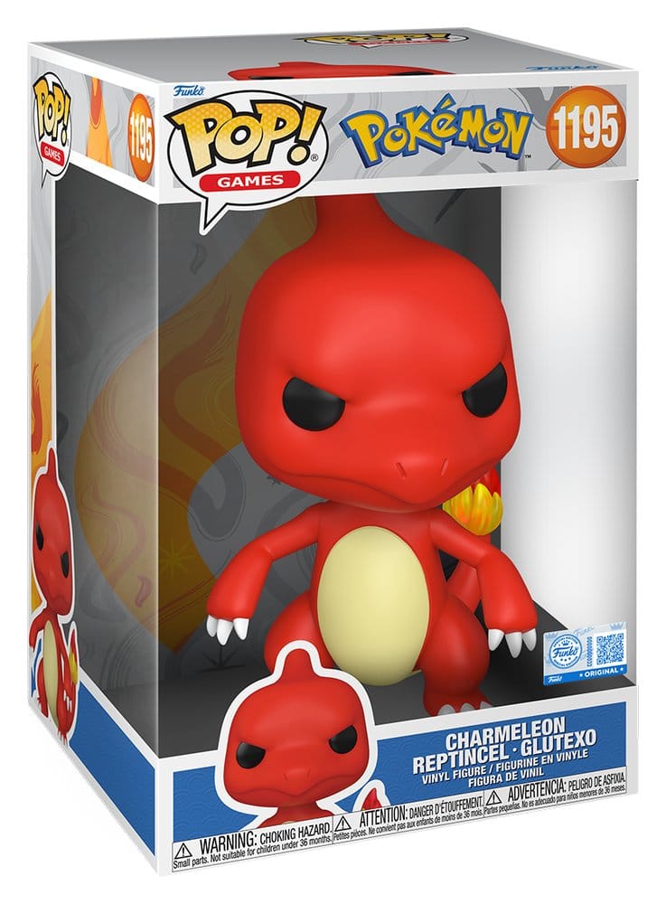 Funko POP! Pokémon Super Sized Jumbo Charmeleon - Figura in Vinile 25 cm