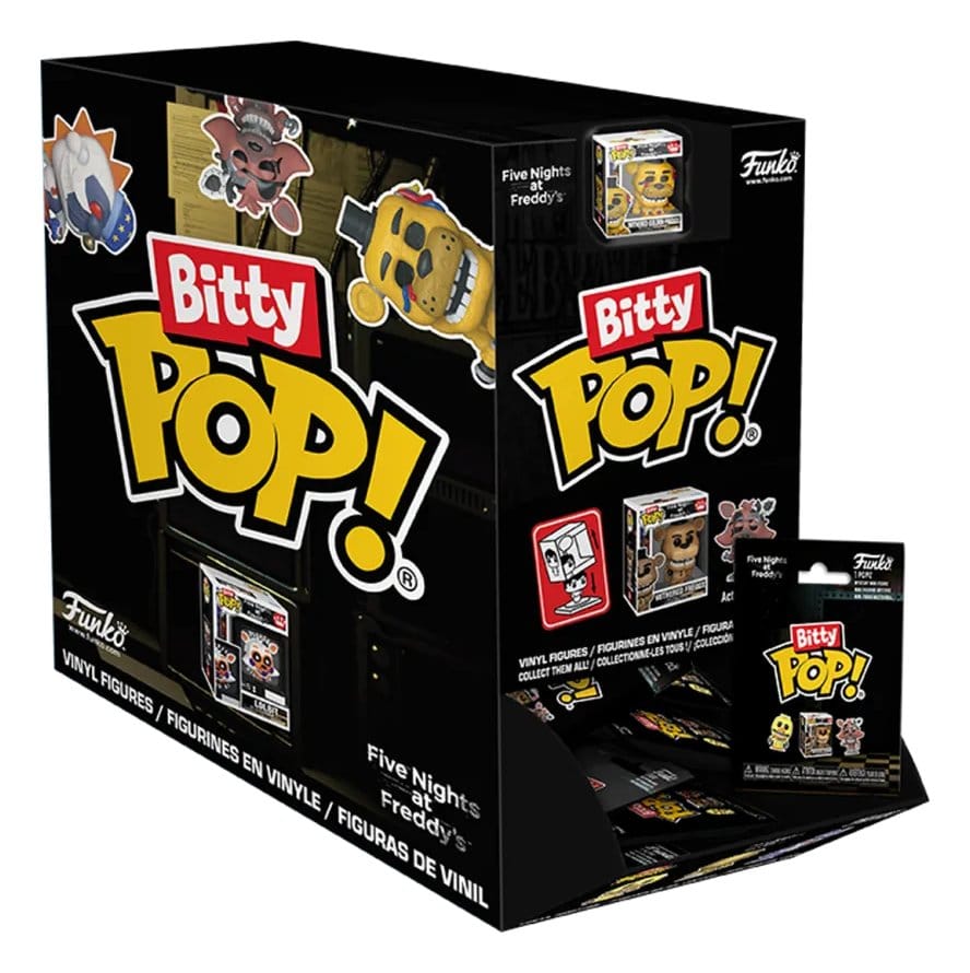 Five Nights at Freddy's Bitty POP! Figure in Vinile 2 cm Display da 32 Pezzi Funko