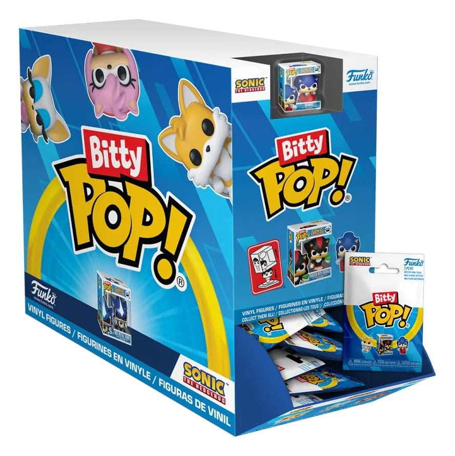 Sonic the Hedgehog Bitty POP! Figure in Vinile 2 cm Display da 32 Funko