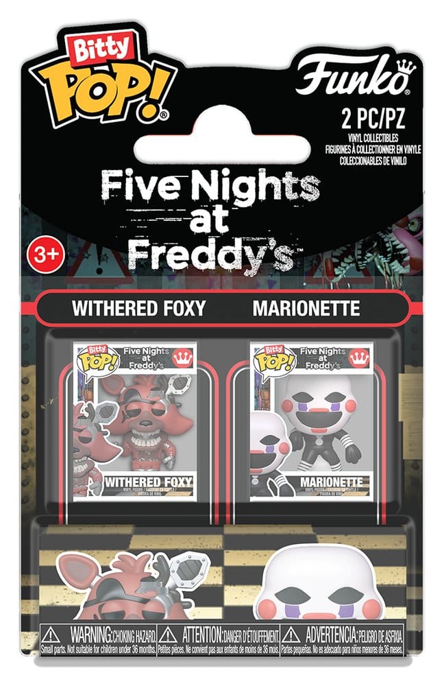 Five Nights at Freddy's Bitty POP! Action Figure 2-Pack Withered Foxy & Marionette 2 cm