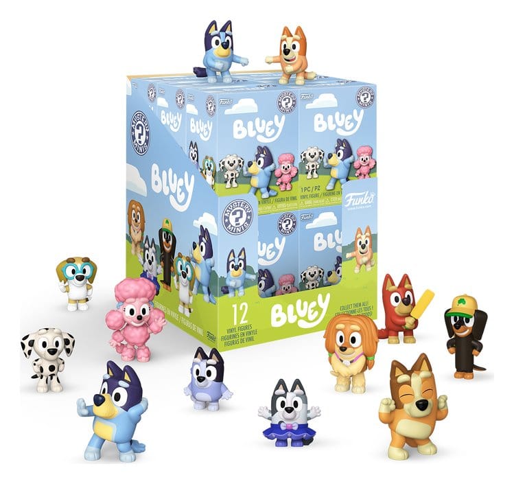Bluey Mini Figure a Sorpresa 5 cm Display da 12 Funko