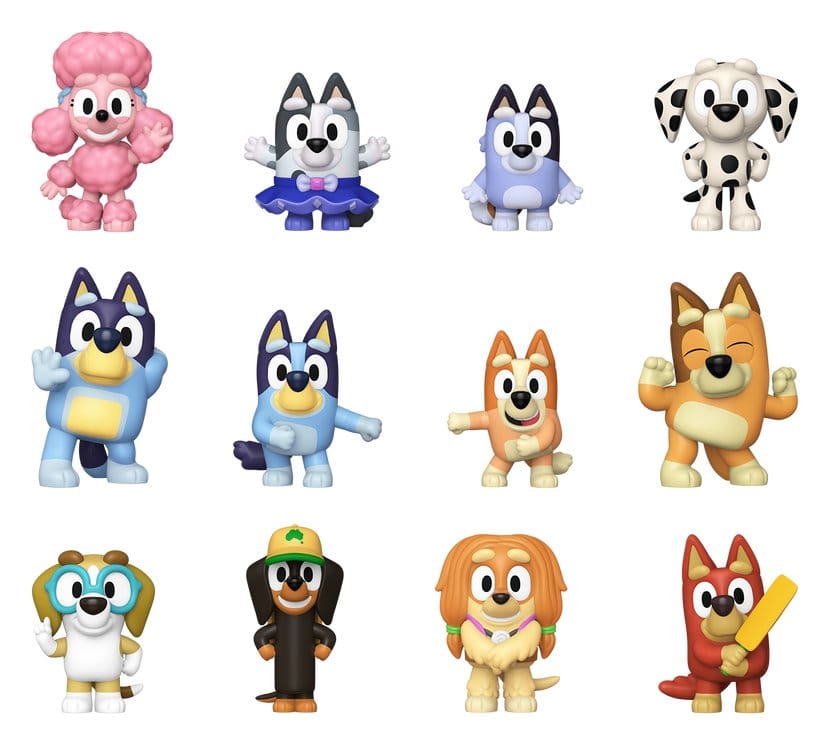 Bluey Mini Figure a Sorpresa 5 cm Display da 12 Funko
