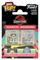 Jurassic Park Bitty POP! 2 Pack Velociraptor e Brachiosauro Funko Mini Figure 2 cm