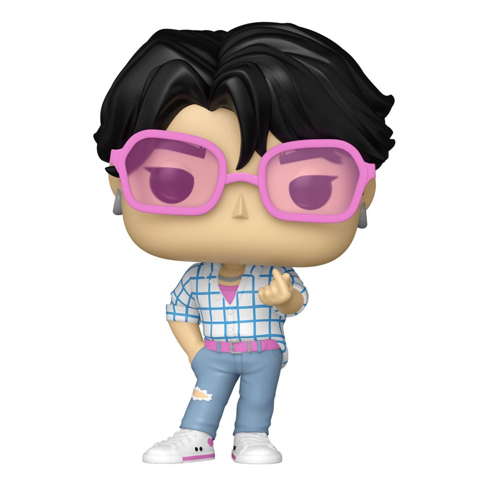 Funko POP! Animation KPop Demon Hunters Jinu con Chase - Figura in Vinile 9 cm (Confezione da 6)