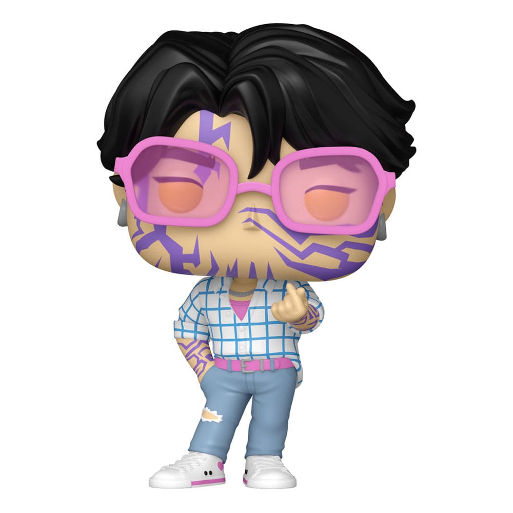 Funko POP! Animation KPop Demon Hunters Jinu con Chase - Figura in Vinile 9 cm (Confezione da 6)