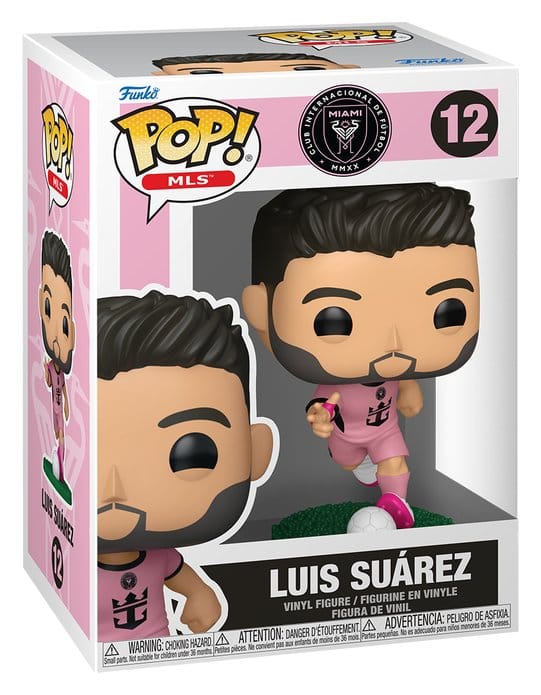 Funko POP! MLS Luis Suarez (Pink) - Inter Miami CF - Figura in vinile 9 cm