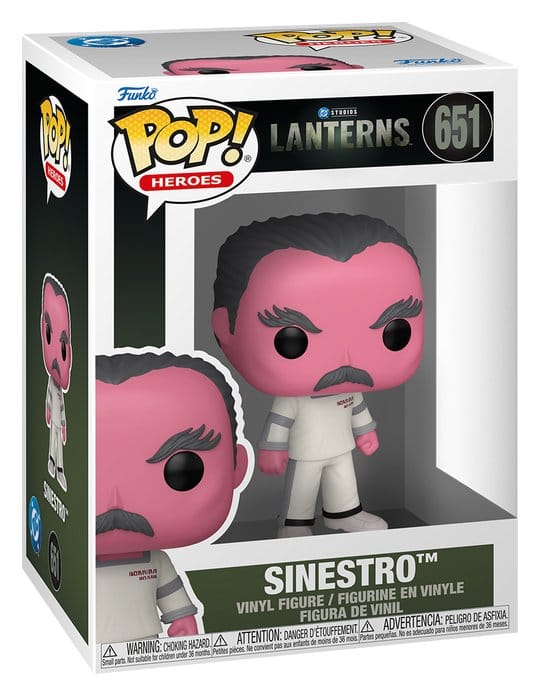 DC Studios Lanterns POP! Heroes Action Figure in vinile Sinestro 9 cm Funko