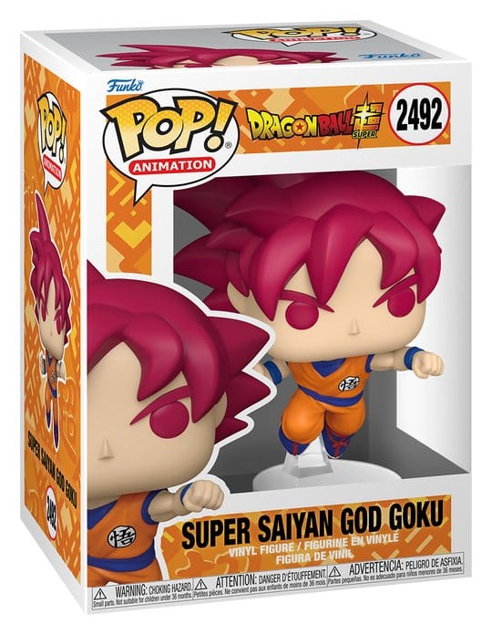 Dragon Ball Super POP! Animation Action Figure Goku (Red) 9 cm Funko